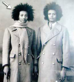 Jagema Kello with his brother